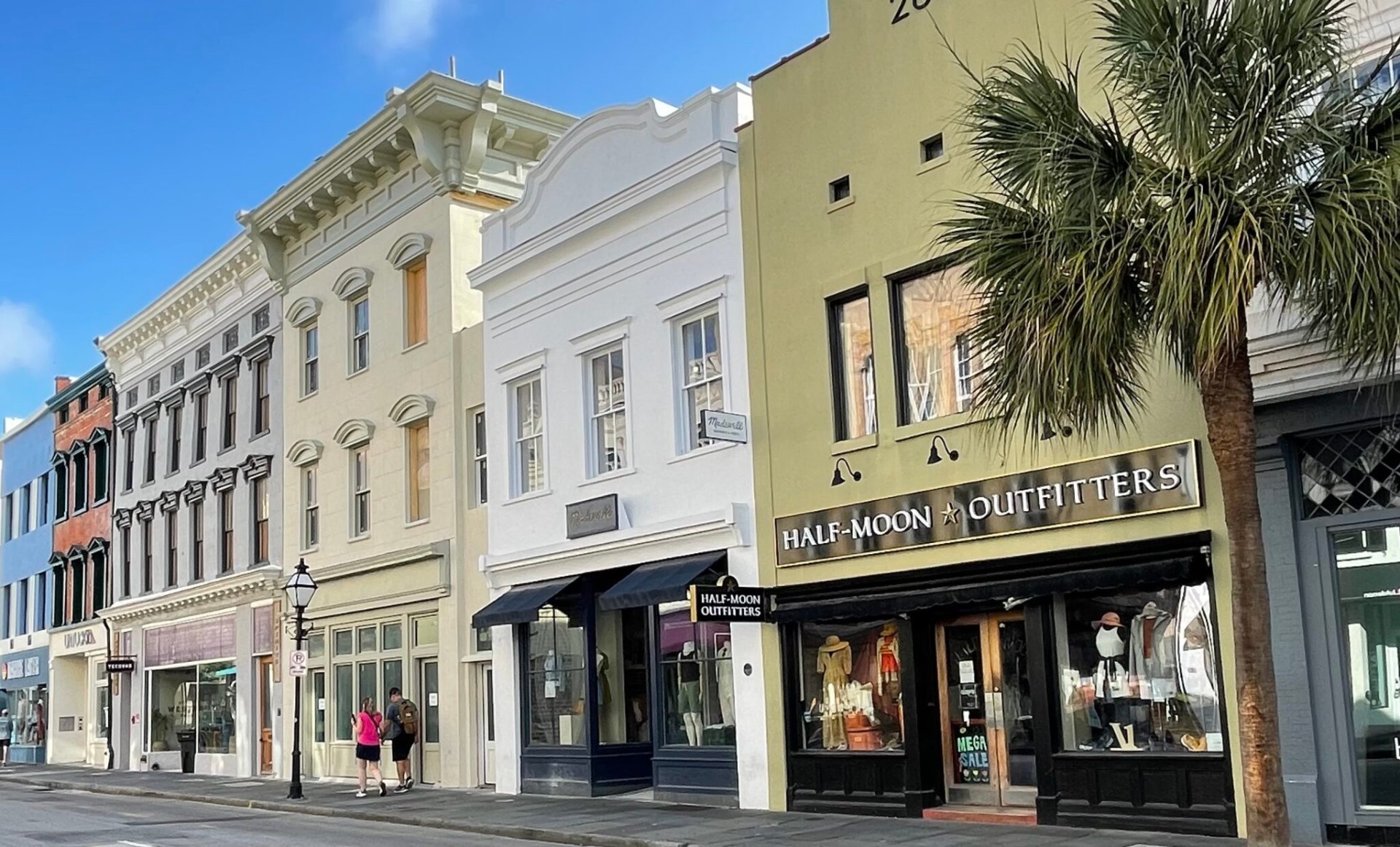 King Street historic shopping district